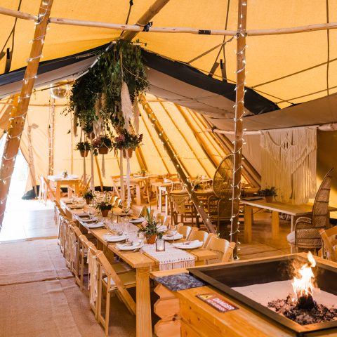 Tipi wedding venue, Scarborough - Wildwood & Eden